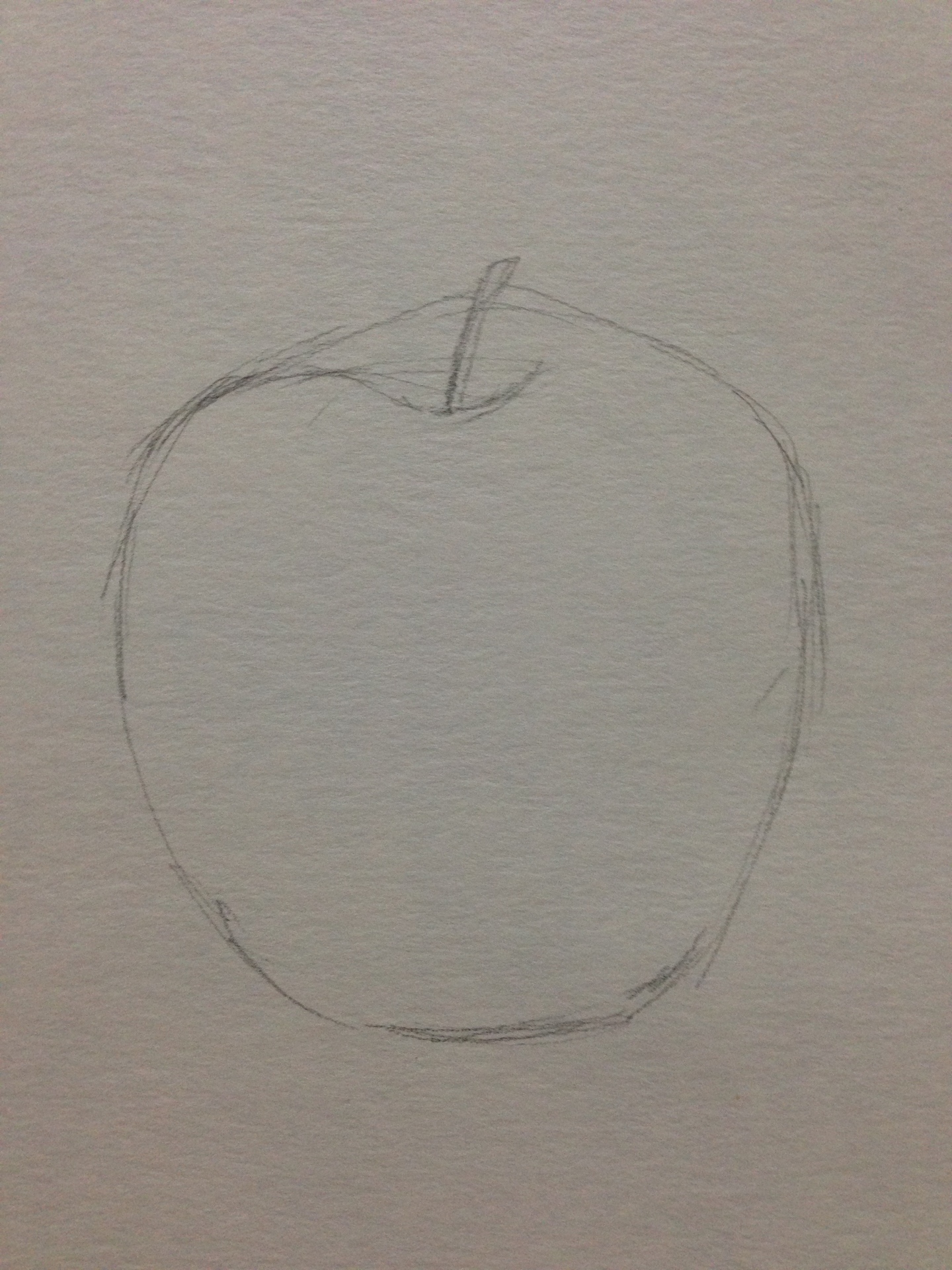 りんごデッサン 描き始め編 S S絵画教室