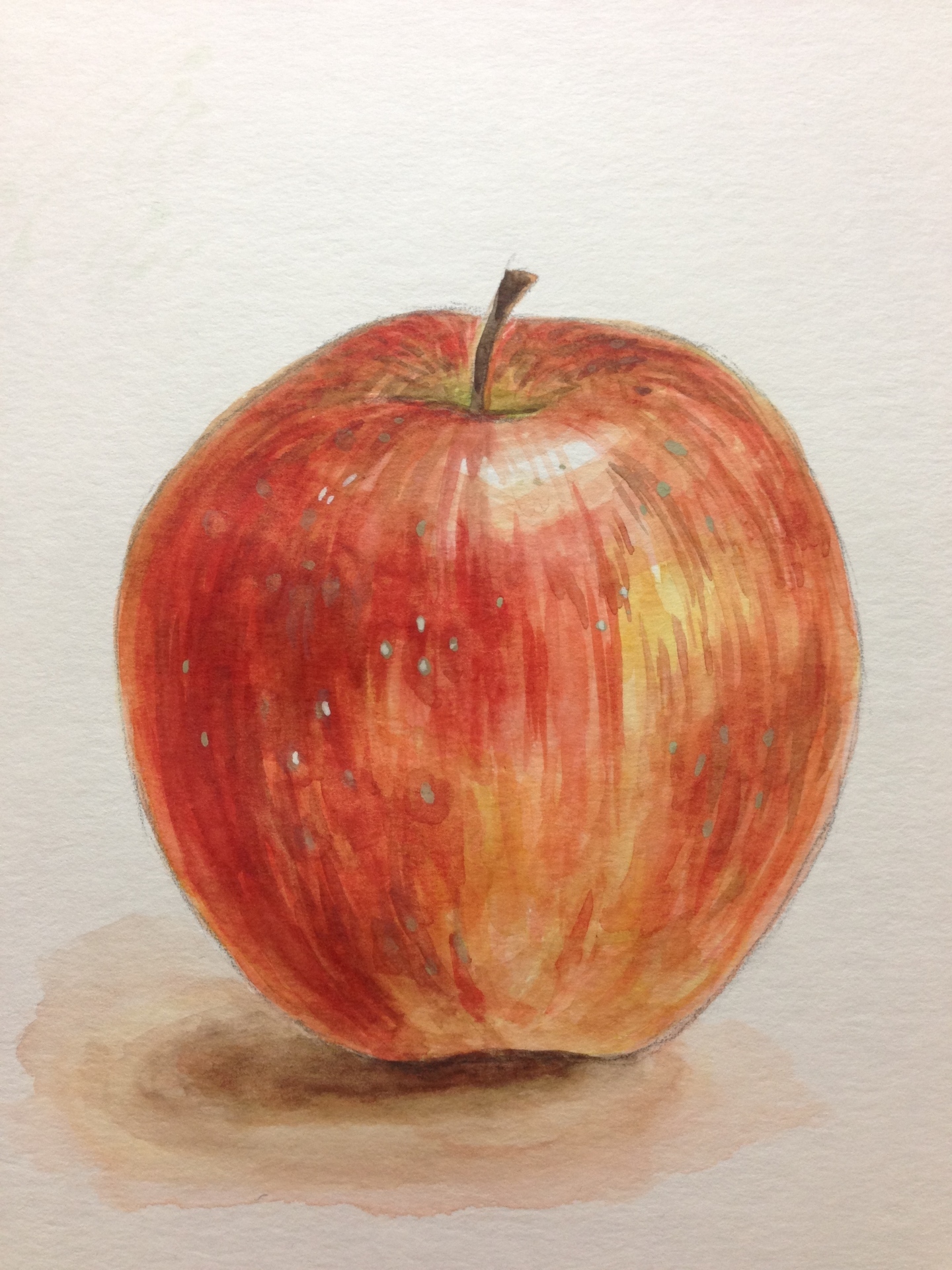 りんごの描き方（水彩画）後編: S.S絵画教室